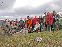 Kaiserstuhl, Badberg, Pflegetermin am 11. November 2023 (Foto: Peter Lutz)