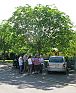 Oberbergen, Nußbaum, Gruppe vor der Abfahrt